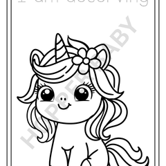 🦄 Unicorn Dreams Coloring Book