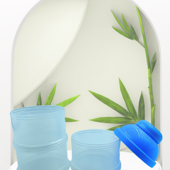 Blue Snack Tower Food Pods~ BPA-Free