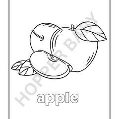 🦄 Yummy Fruit Coloring Book