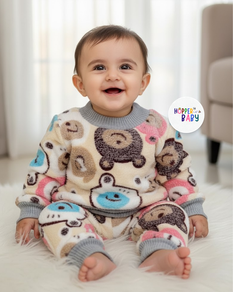 FluffyWarm Baby Sweater Full Set (Sweater + Trouser)