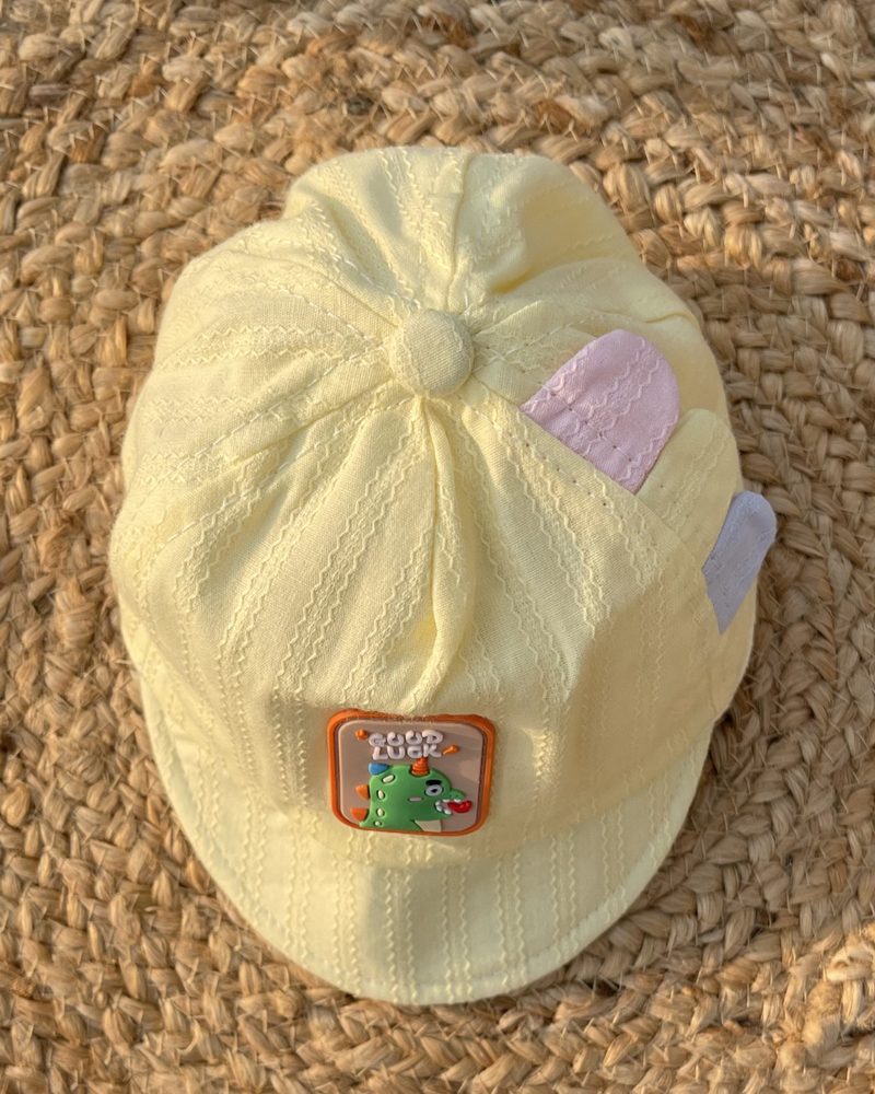Lucky Dino Baby Cap 🦕🍀 (0-2 Years)