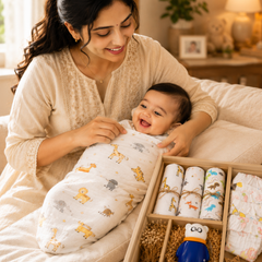 Pack of 9: Baby Essential Daily Care Box