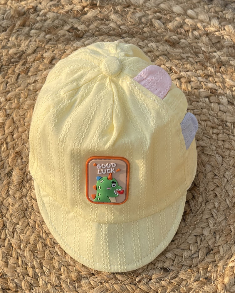 Lucky Dino Baby Cap 🦕🍀 (0-2 Years)