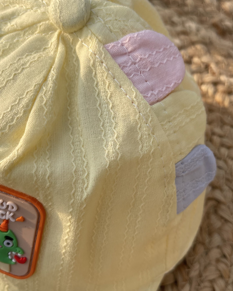 Lucky Dino Baby Cap 🦕🍀 (0-2 Years)