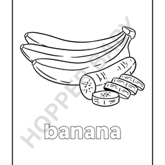 🦄 Yummy Fruit Coloring Book