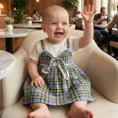 Buttercup Checks Baby Frock