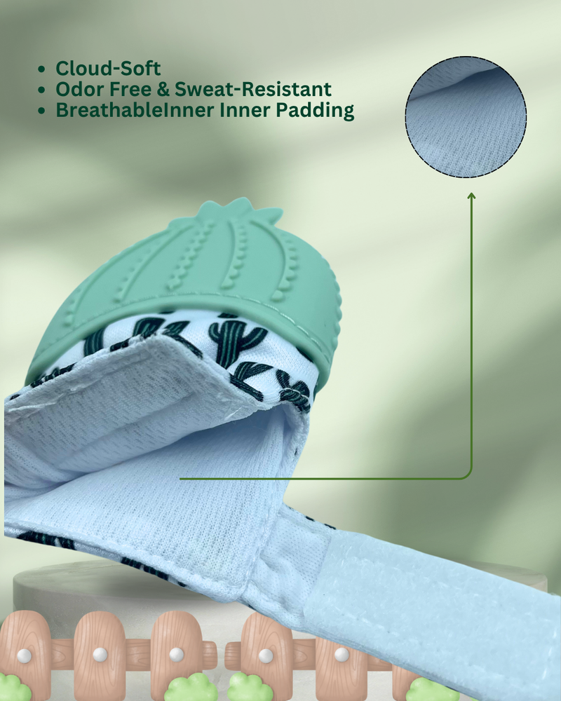 Nom Nom Desert Safari Chewy Hand Gloves Teether