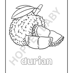 🦄 Yummy Fruit Coloring Book
