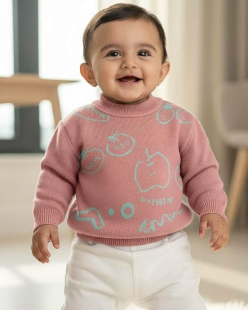 Premium Winter Knit Baby Sweater : Soft, Stylish & Made for Cozy Days
