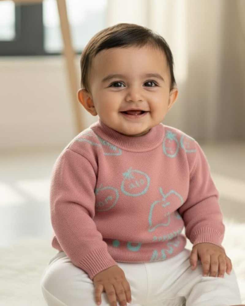 Premium Winter Knit Baby Sweater : Soft, Stylish & Made for Cozy Days
