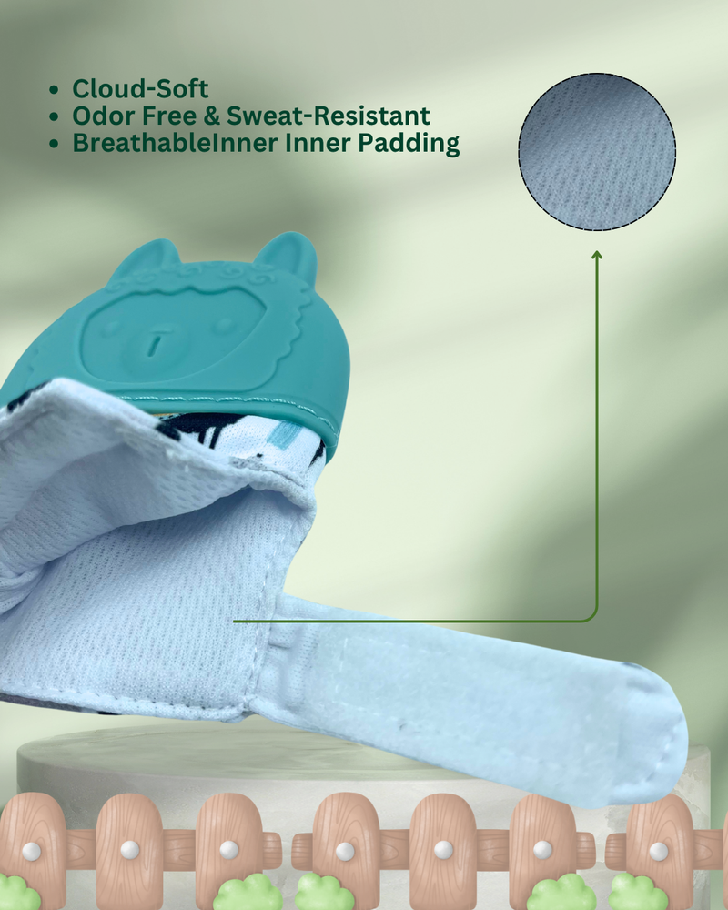 Nom Nom Desert Safari Chewy Hand Gloves Teether