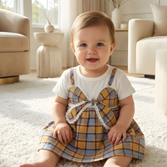 Golden Honey Sunshine Baby Frock