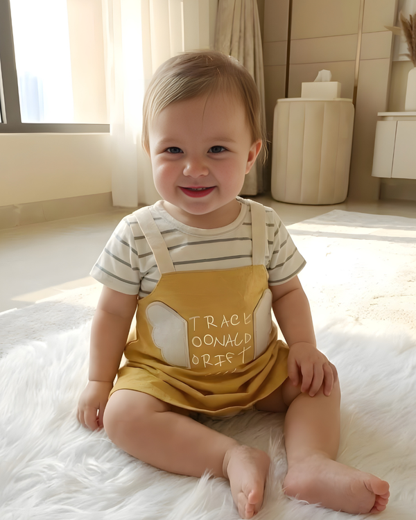 Happy Days Yellow Baby Frock