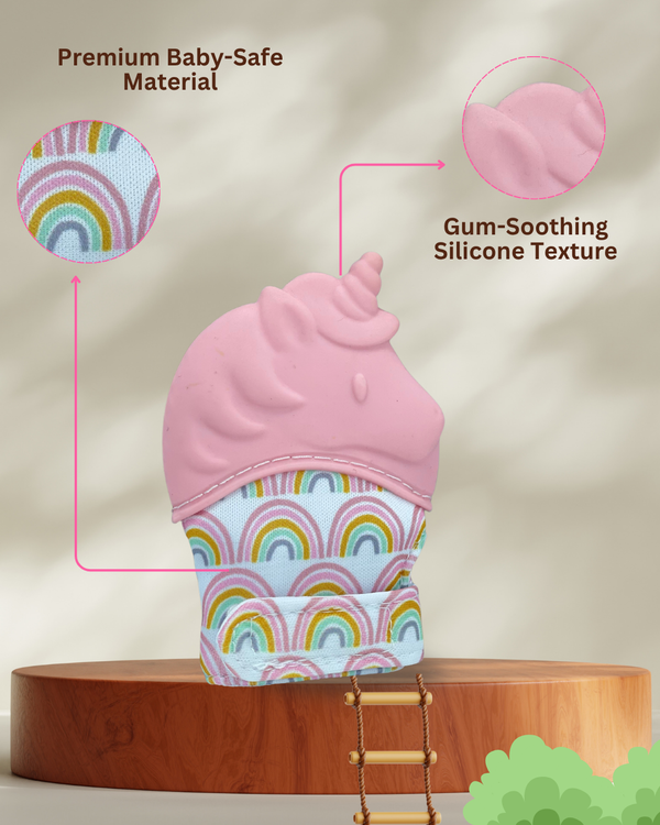 Twirly Tortoise & Dreamy Unicorn Chewy Hand Gloves Teether