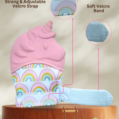Twirly Tortoise & Dreamy Unicorn Chewy Hand Gloves Teether