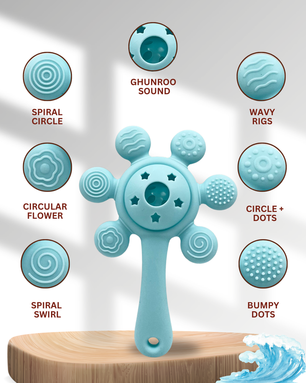 (5 in 1) Ocean Orbit Rattle + Advance Teether