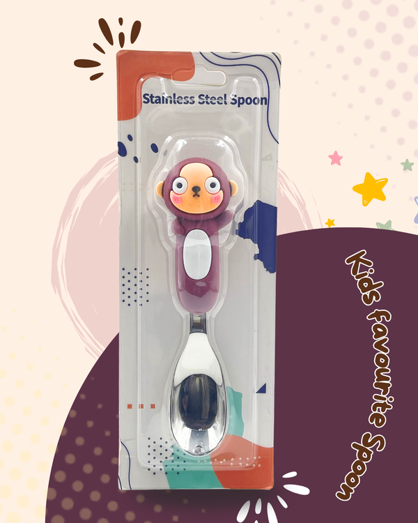 Banana Buddy Monkey Kids Spoon