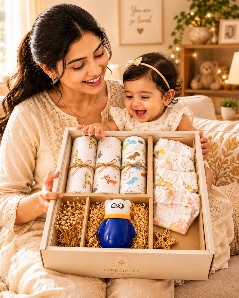 Pack of 9: Baby Essential Daily Care Box