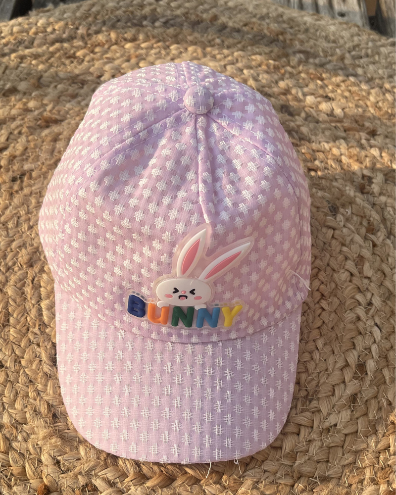 Candy Pink Bunny Bloom Summer Baby Cap