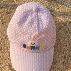 Candy Pink Bunny Bloom Summer Baby Cap