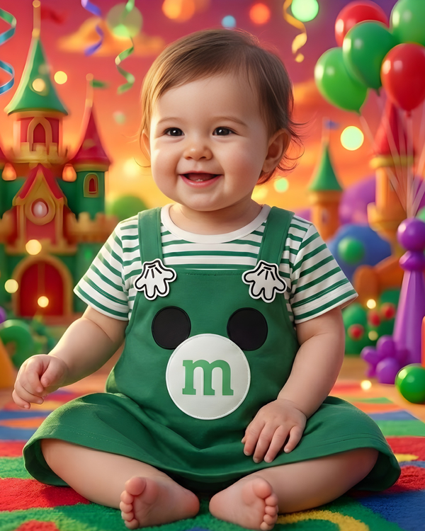 Green Magic Castle Frock