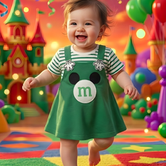 Green Magic Castle Frock