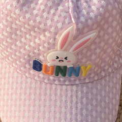 Candy Pink Bunny Bloom Summer Baby Cap