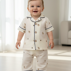 CreamyBear Baby & Toddler Cute Comfort Night Suit