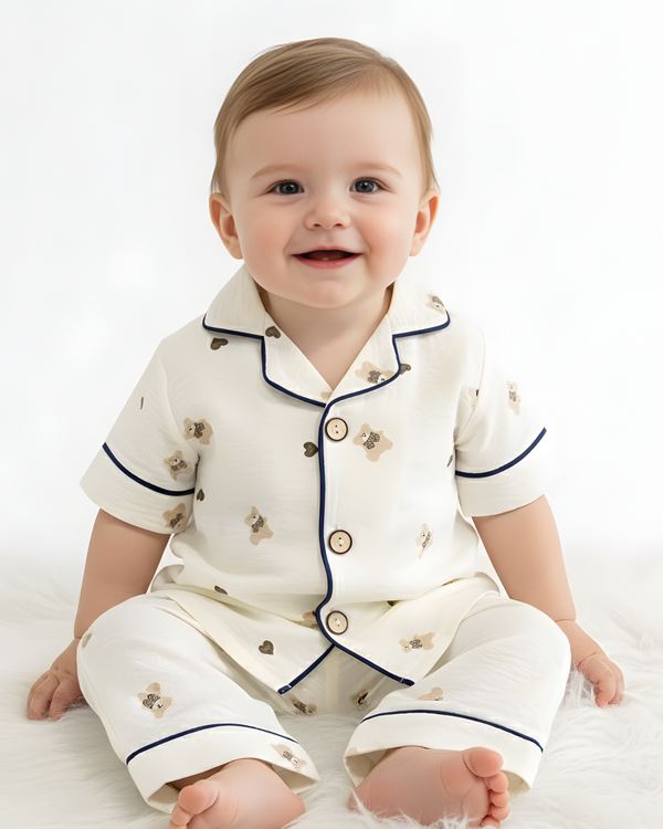 CreamyBear Baby & Toddler Cute Comfort Night Suit