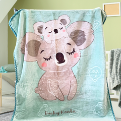 Koala Cuddle Premium Blanket Double Cozy & Soft Baby (With Bag)