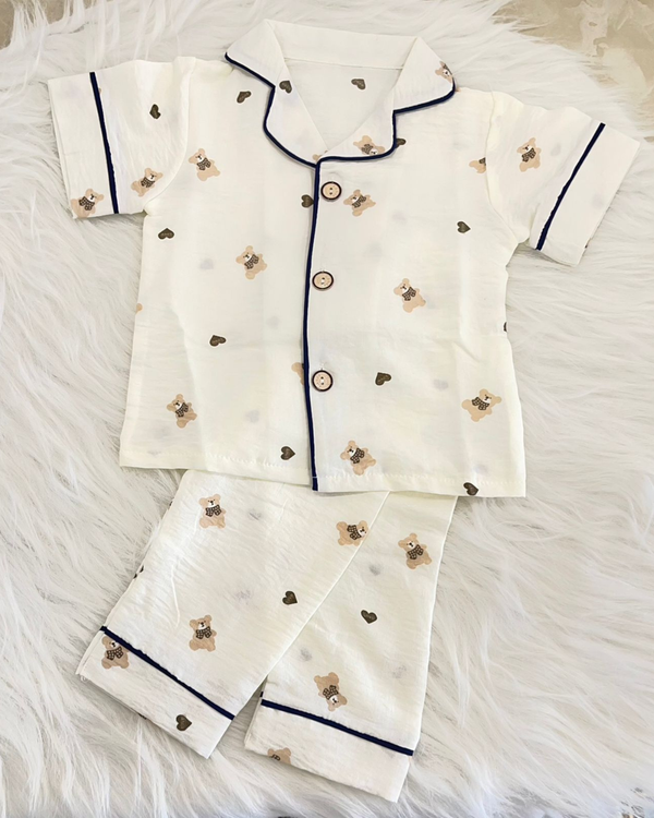CreamyBear Baby & Toddler Cute Comfort Night Suit