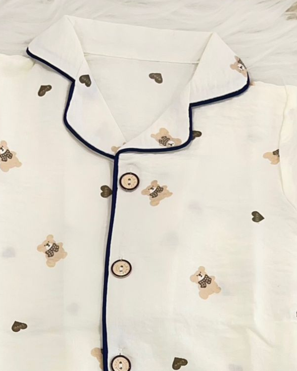 CreamyBear Baby & Toddler Cute Comfort Night Suit