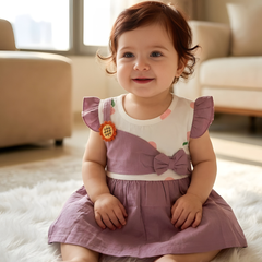 Lilac Love Baby Frock