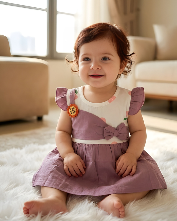 Lilac Love Baby Frock