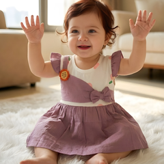 Lilac Love Baby Frock
