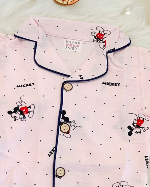 DreamyDoodles Pink Baby & Toddler Cute Comfort Night Suit