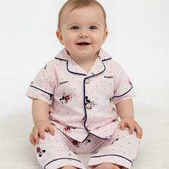 DreamyDoodles Pink Baby & Toddler Cute Comfort Night Suit