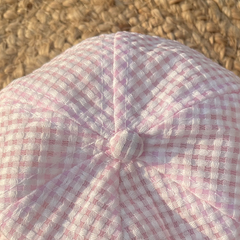 Peach Pink Bunny Bloom Summer Baby Cap