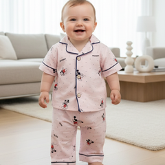 DreamyDoodles Pink Baby & Toddler Cute Comfort Night Suit