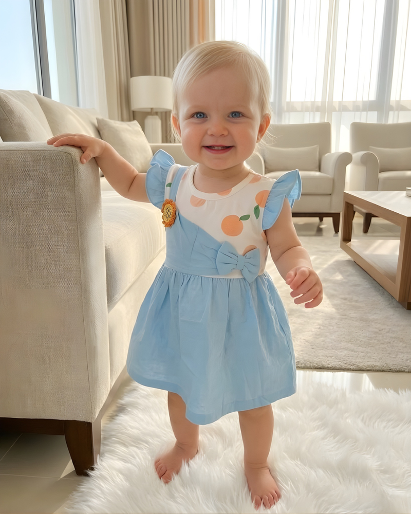 Bluebell Sky Baby Frock