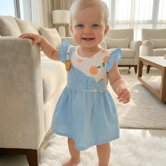 Bluebell Sky Baby Frock