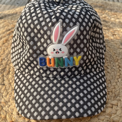 Stitch Black Bunny Bloom Summer Baby Cap