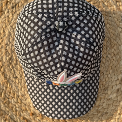 Stitch Black Bunny Bloom Summer Baby Cap