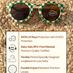 Bunny Bloom Baby Cap + Garden Grass Sunglasses Combo 🧢 🕶️