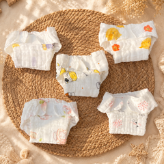 Ultra Soft Muslin Baby Langot | Rash-Free & Breathable Cloth Nappy | Reusable & Washable (Pack of 5)