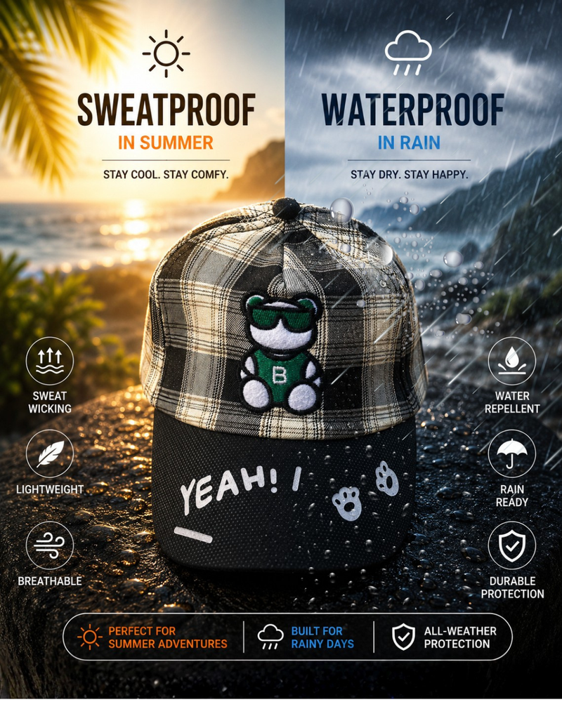 Play Mode Cool Teddy Cap