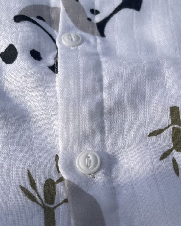 Panda Hug 100% Soft Baby Muslin Outfit Set