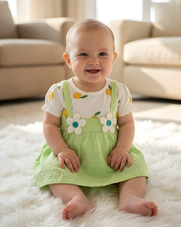 Little Leaf Baby Frock