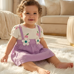 Soft Violet Baby Frock