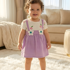 Soft Violet Baby Frock